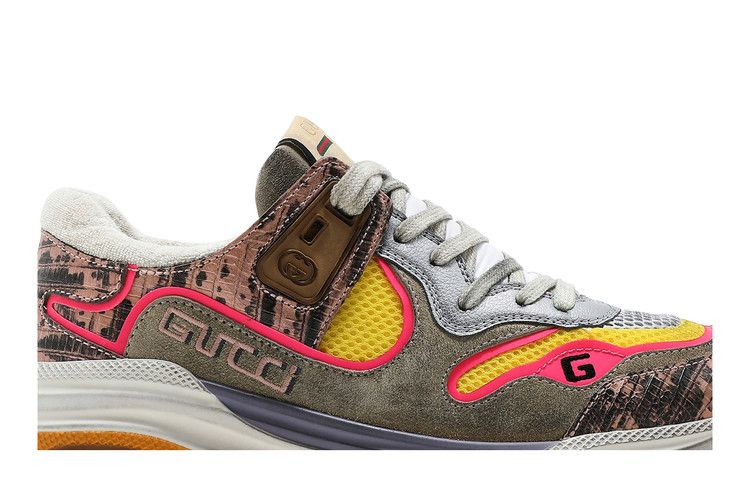 Кроссовки Gucci Wmns Ultrapace 'Pink Tejus Printed'
