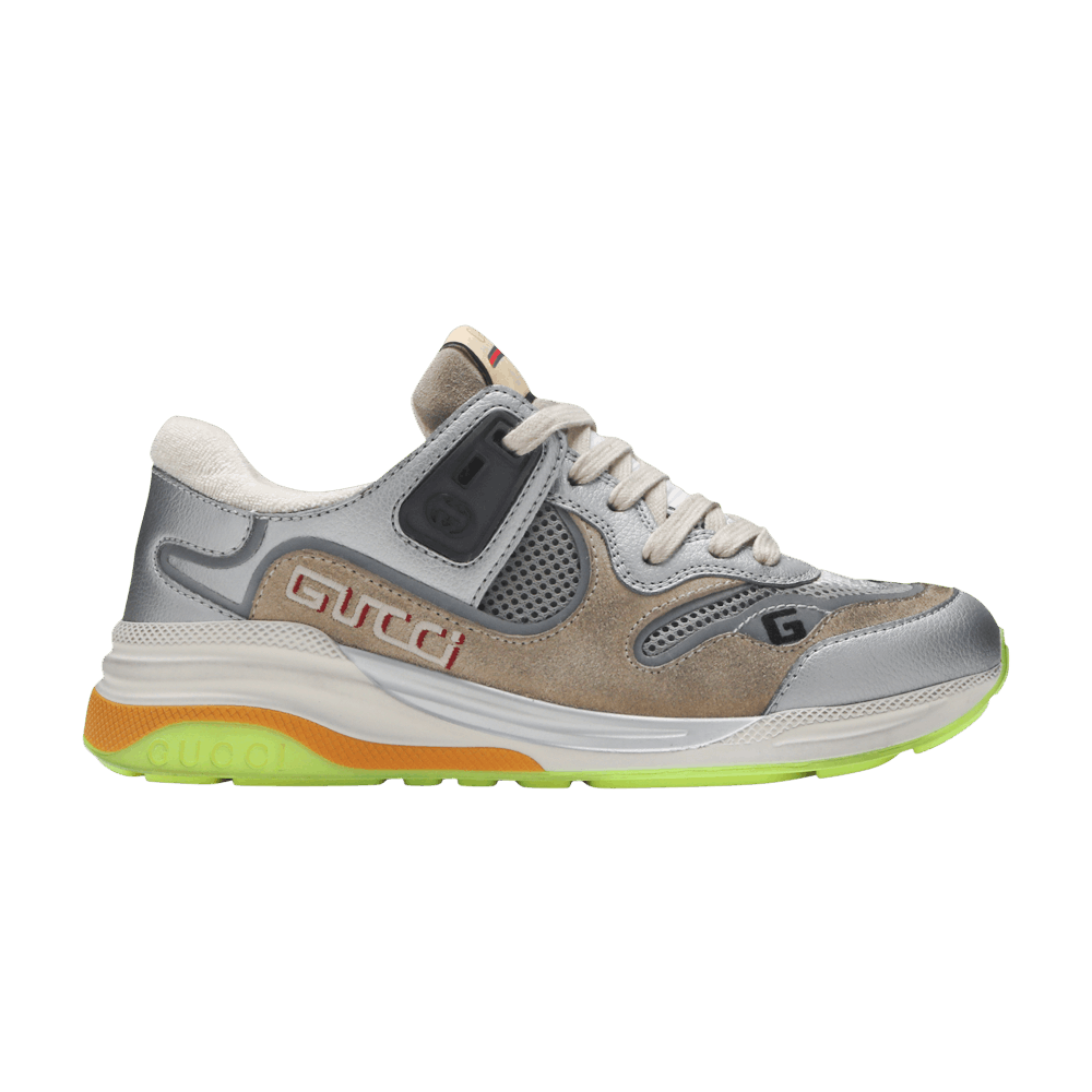 Кроссовки Gucci Wmns Ultrapace 'Silver Metallic'