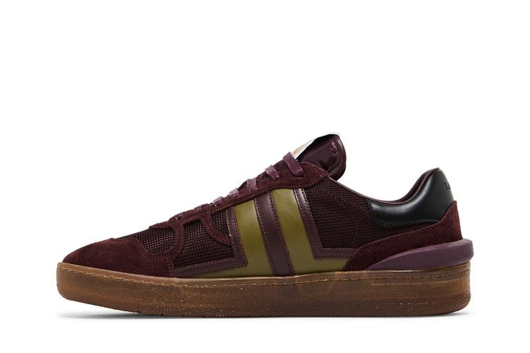 Кроссовки Lanvin Clay Low 'Translucent Sole - Burgundy Green'