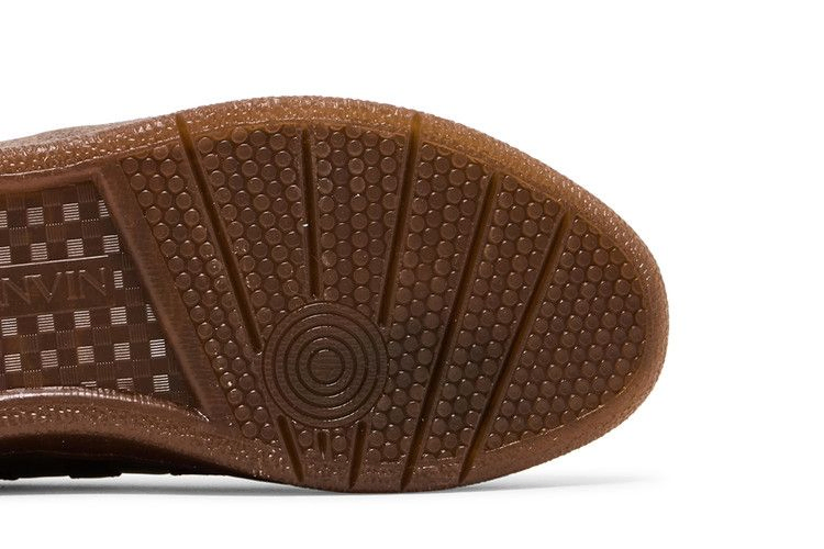 Кроссовки Lanvin Clay Low 'Translucent Sole - Burgundy Green'