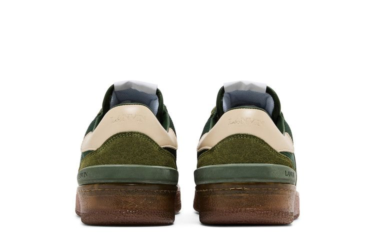 Кроссовки Lanvin Clay Low 'Translucent Sole - Green Red'