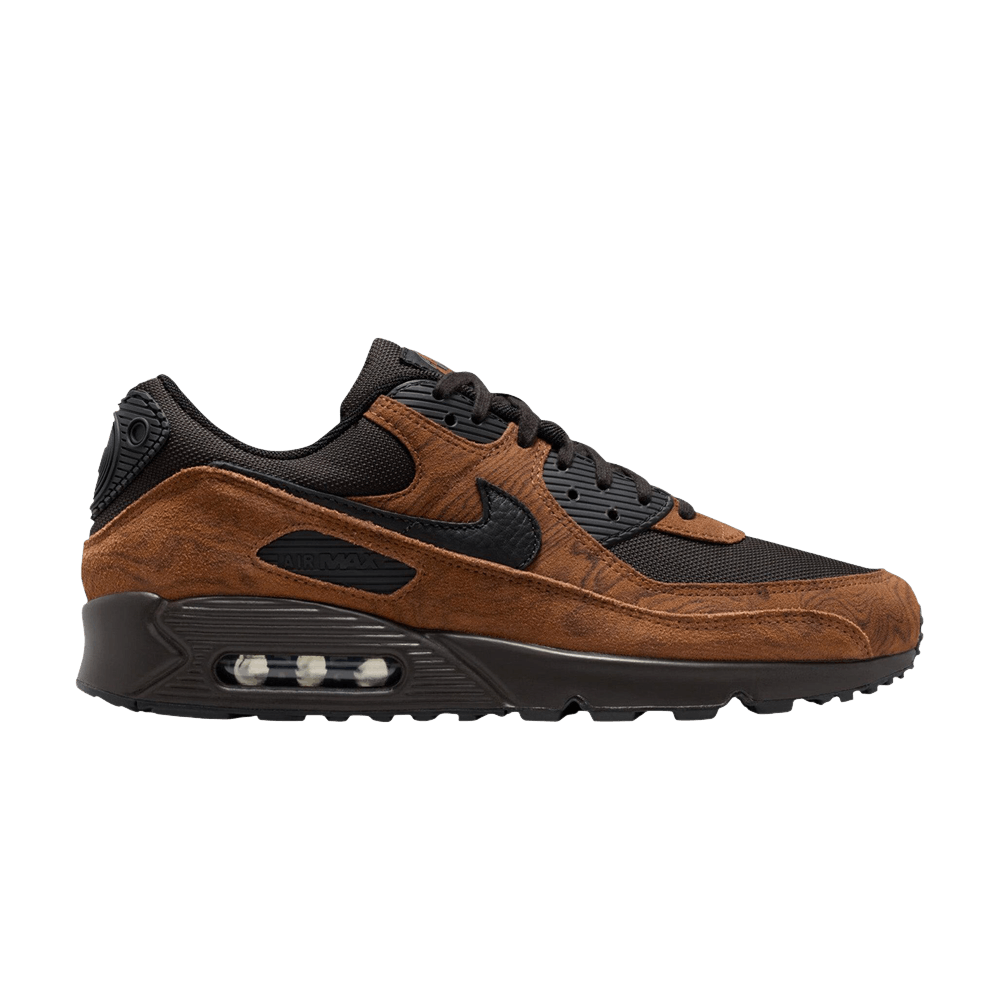Кроссовки Nike Air Max 90 Premium 'Light Brtitish Tan Velvet Brown'
