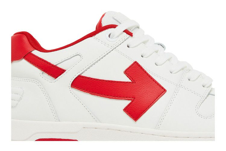 Кроссовки Off-White Out of Office Low 'White Red'