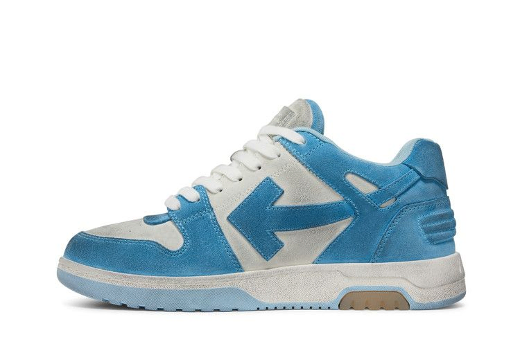 Кроссовки Off-White Out of Office 'White Light Blue Suede'