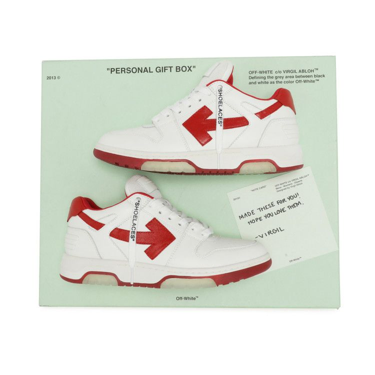 Кроссовки Pre-Owned Off-White Out of Office 'White Red', From the Closet of Ama Lou