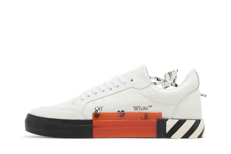 Кроссовки Off-White Vulc Sneaker 'Croco - White'