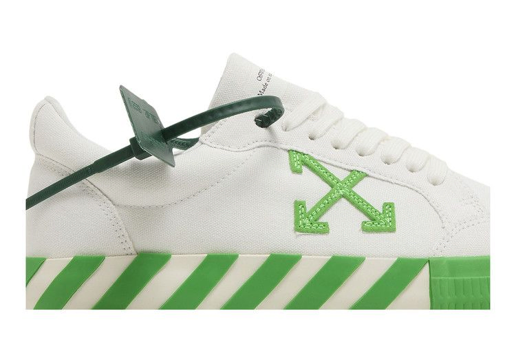 Кроссовки Off-White Vulc Sneaker 'White Fluo Green'