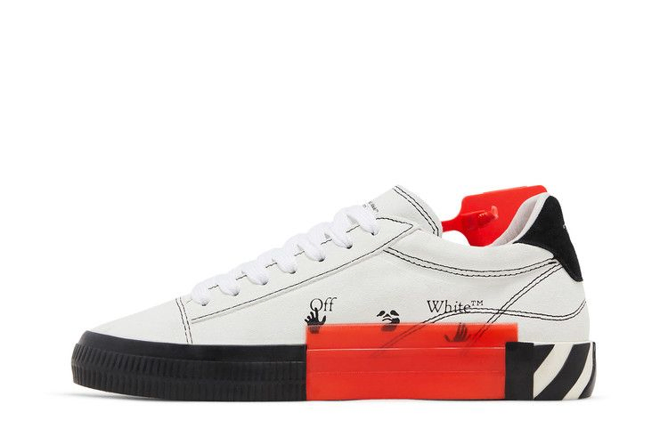 Кроссовки Off-White Wmns Arrow Vulcanized Low 'White Black'
