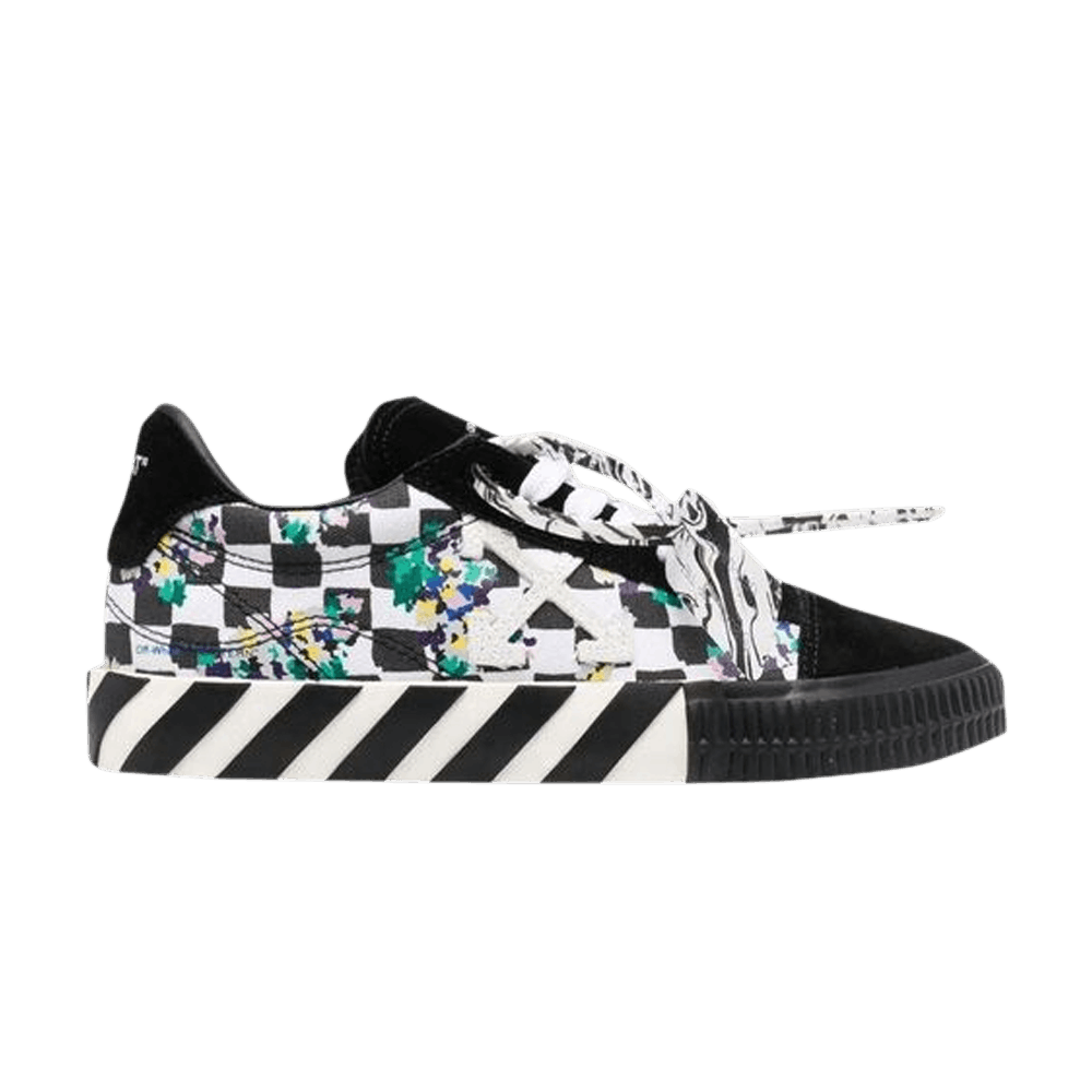 Кроссовки Off-White Wmns Vulc Sneaker 'Black White Check Digi Camo'
