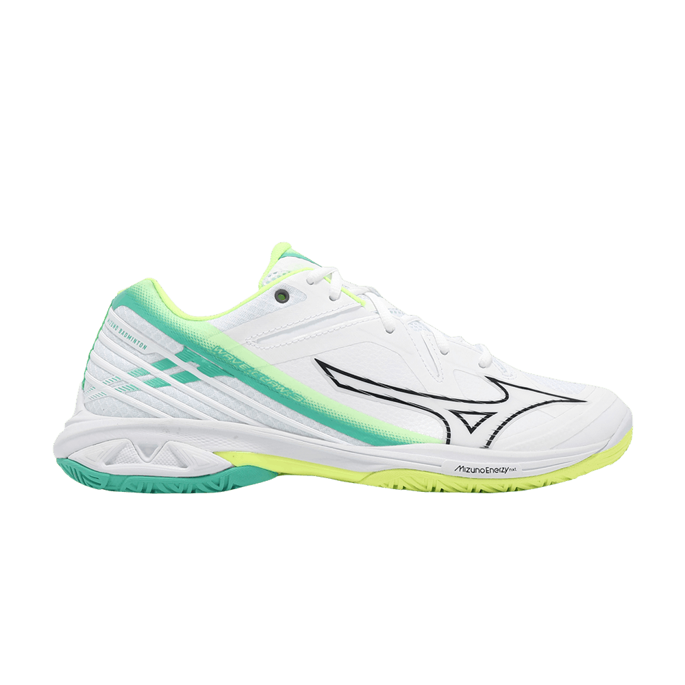 Кроссовки Mizuno Wave Claw 3 Wide 'White Neo Lime'