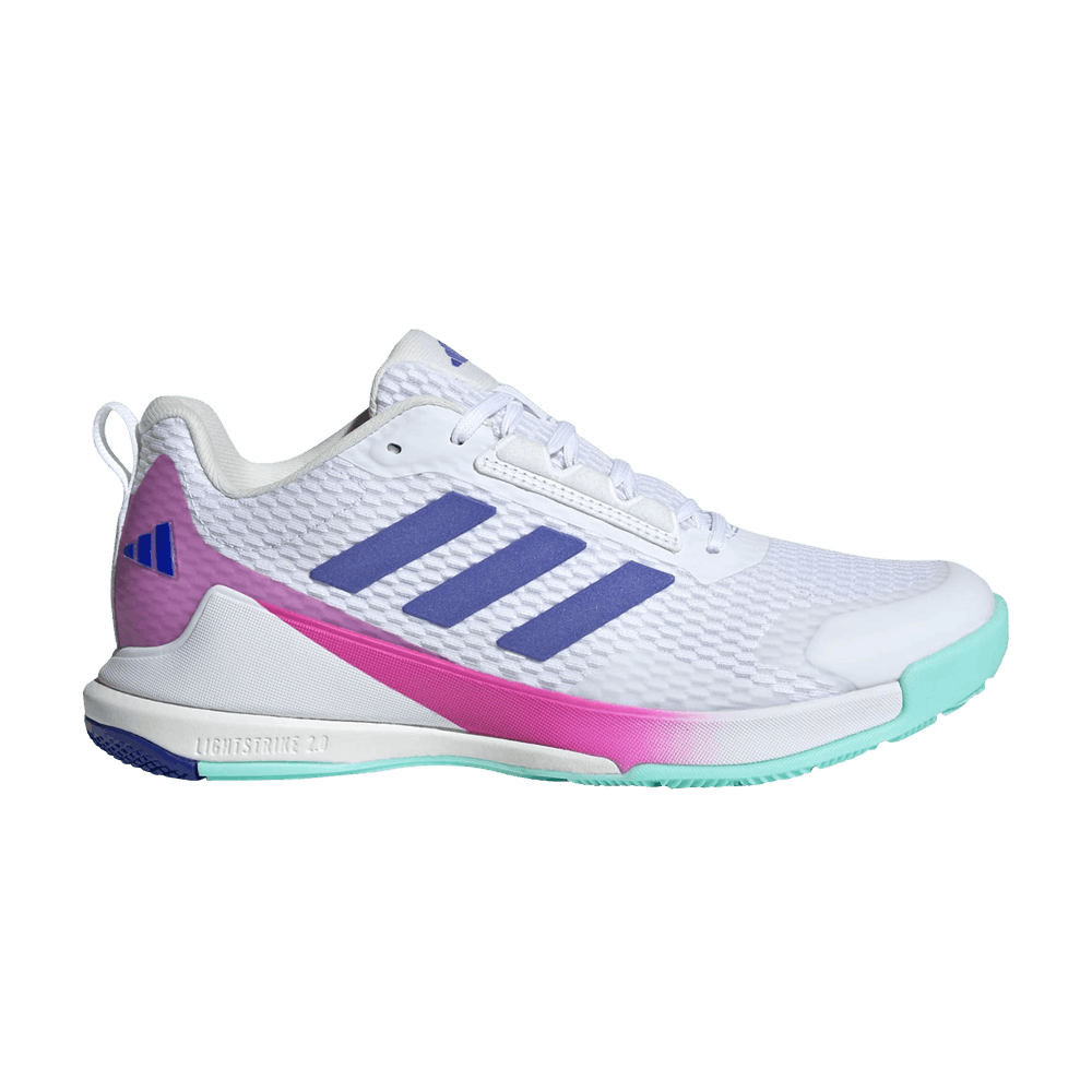 Кроссовки adidas Wmns Novaflight 2 Indoor 'White Lucid Blue Semi Flash Aqua'