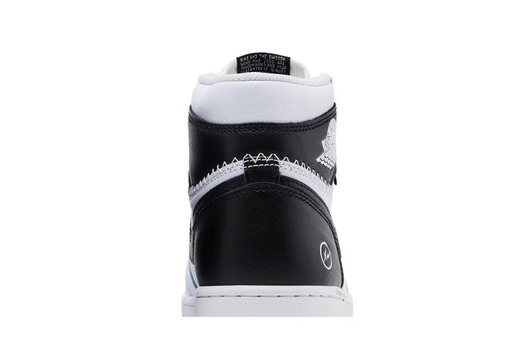 Кроссовки Fragment Design x Union LA x Air Jordan 1 Retro High OG SP 'White Black'
