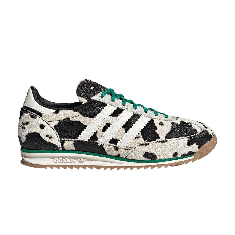 Кроссовки adidas Wmns SL72 OG 'Cowprint - Core Black Court Green'