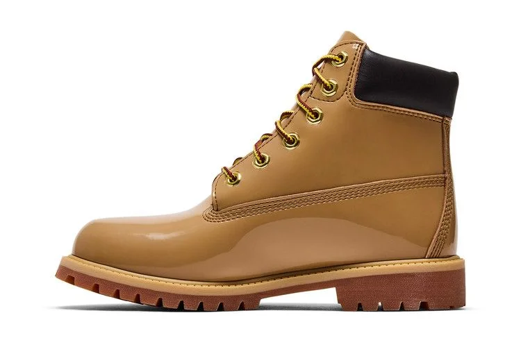 Кроссовки Timberland 6 Inch Premium Waterproof Boot Patent Big Kid 'Wheat'