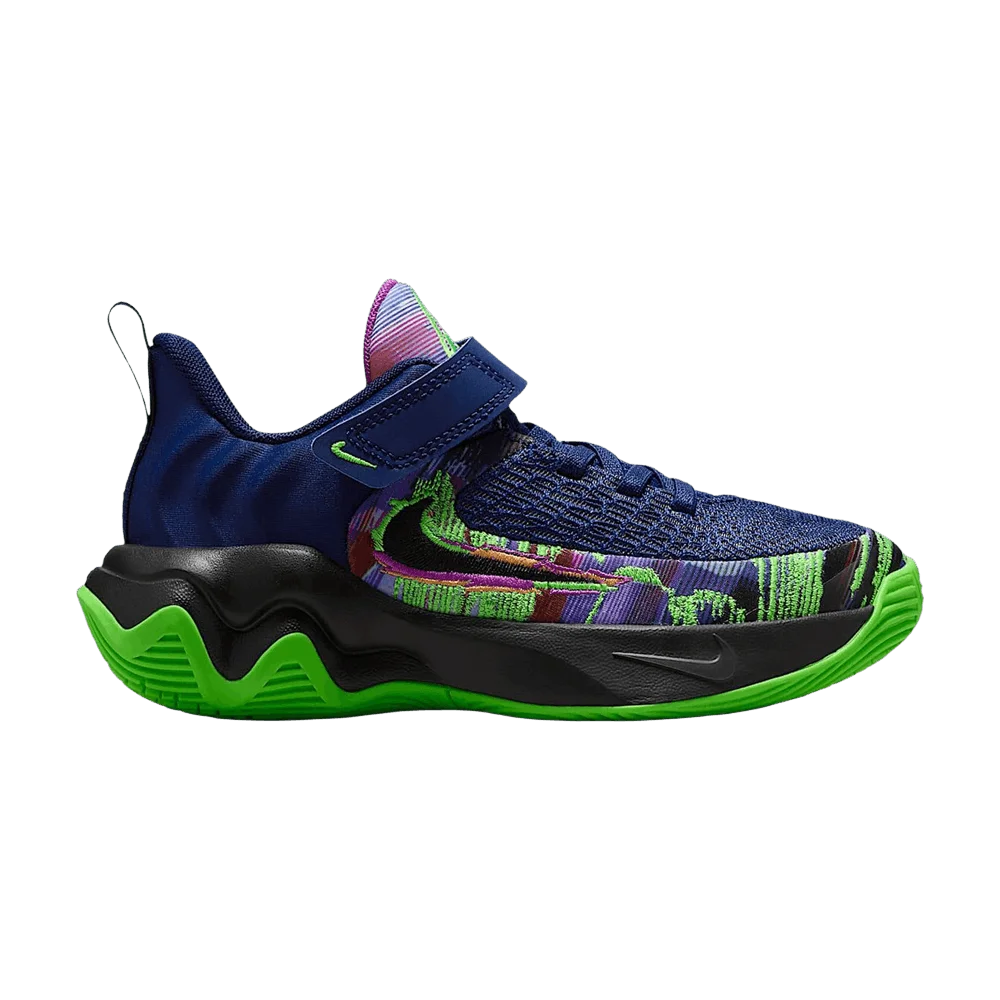 Кроссовки Nike Giannis Immortality 4 PS 'Blue Void/Green Strike/Vivid Purple/Black'