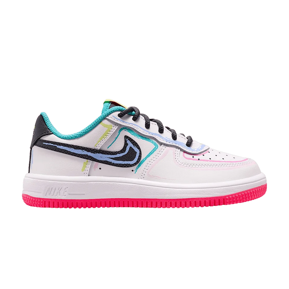 Кроссовки Nike Force 1 Low ' PS 'White Hyper Pink'