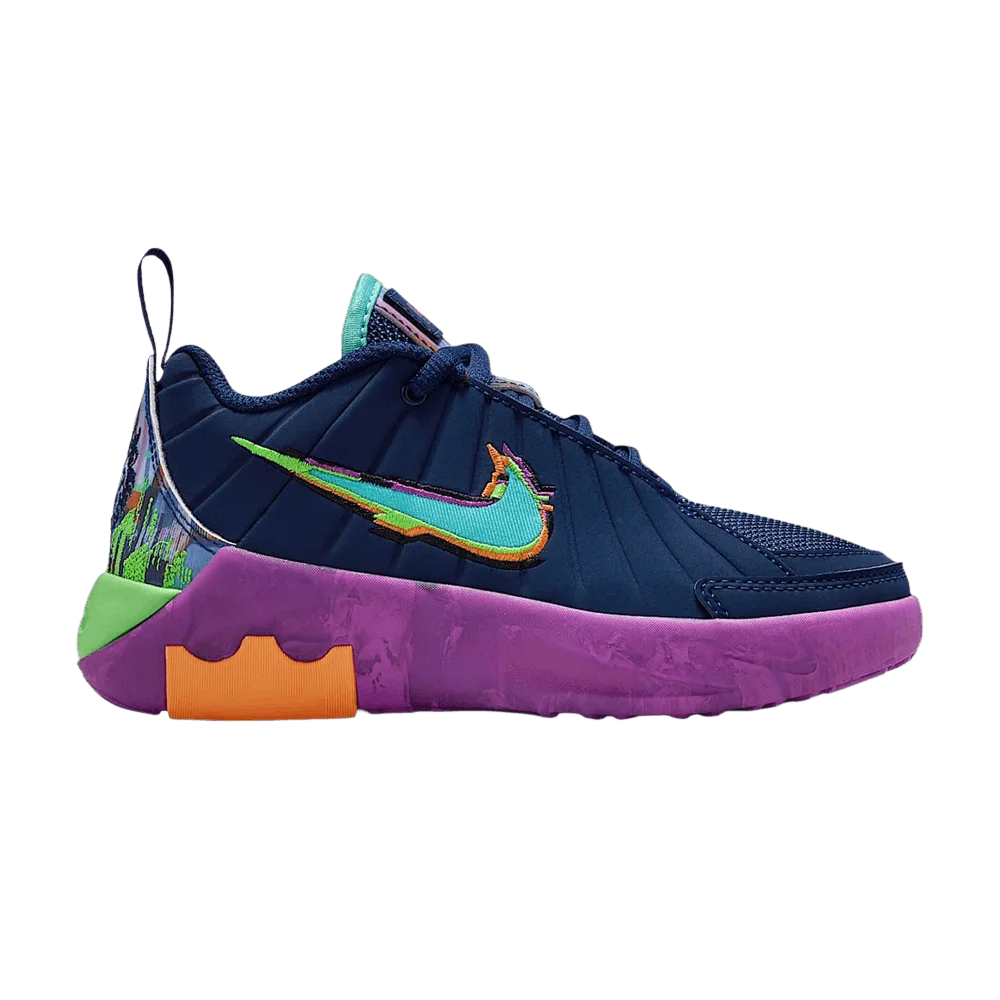Кроссовки Nike LeBron Witness 9 PS 'Blue Void/Vivid Purple/Green Strike/Bleached Turquoise'