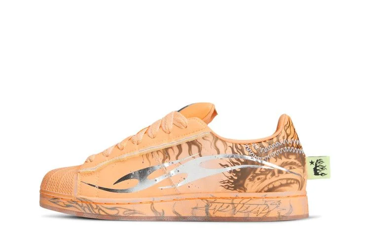 Кроссовки Hellstar x adidas Superstar 'Hazy Orange'