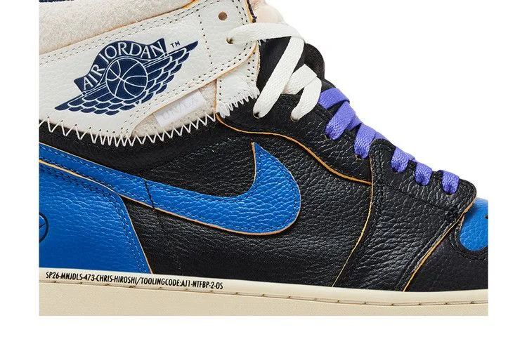 Кроссовки Fragment Design x Union LA x Air Jordan 1 Retro High OG 'Sport Royal'