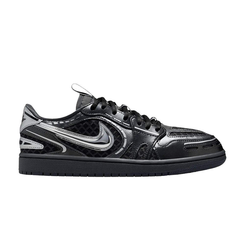 Кроссовки Air Jordan 1 Low Method of Make 'Black/White/Anthracite/Metallic Silver'