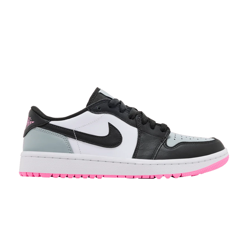 Кроссовки Air Jordan 1 Low Golf Spiked 'White Light Pumice'