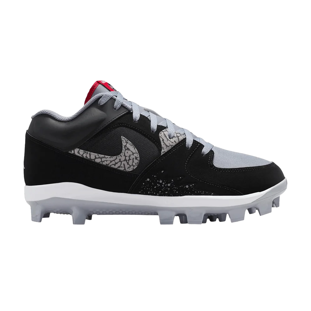 Кроссовки Air Jordan Stadium 90 Low Cleat 'Black Cement'
