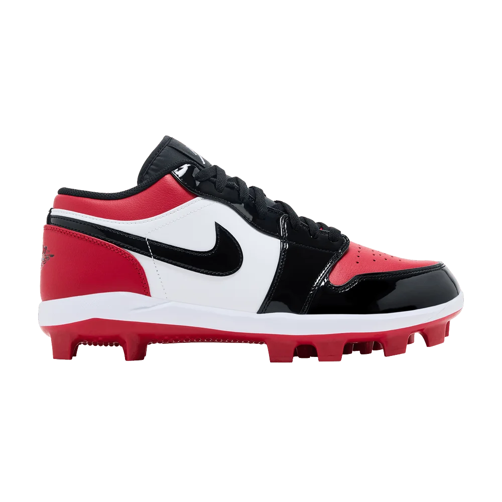 Кроссовки Air Jordan 1 Retro MCS Low Cleat 'Gym Red Black'