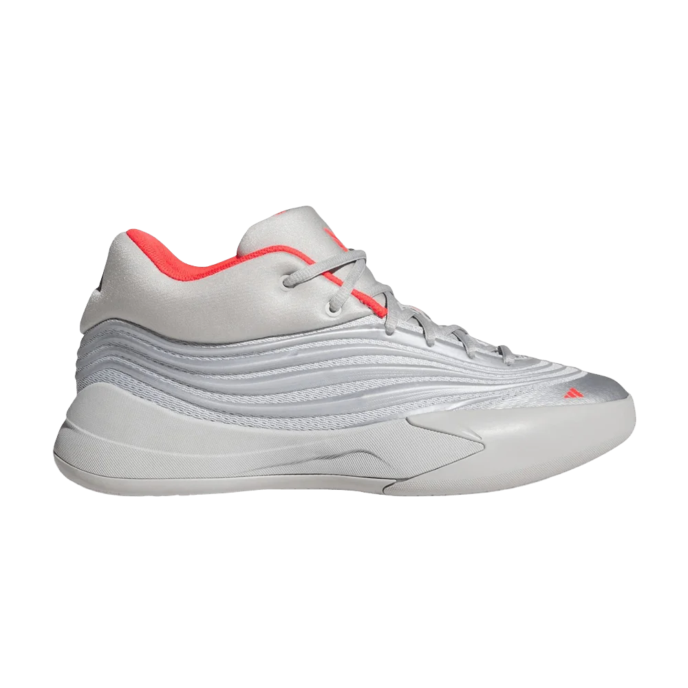 Кроссовки adidas Dame 10 'Silver Metallic Lucid Red'