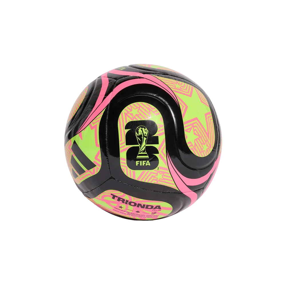 Кроссовки Adidas FIFA World Cup 26 Trionda Club Ball 'Black/Lucid Lemon/Lucid Pink'