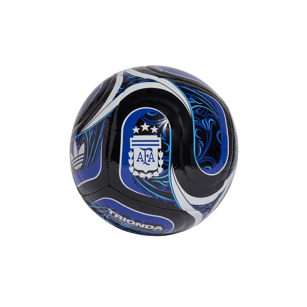 Кроссовки Adidas Trionda Argentina Away Club Ball 'Black/White/Lucid Blue'
