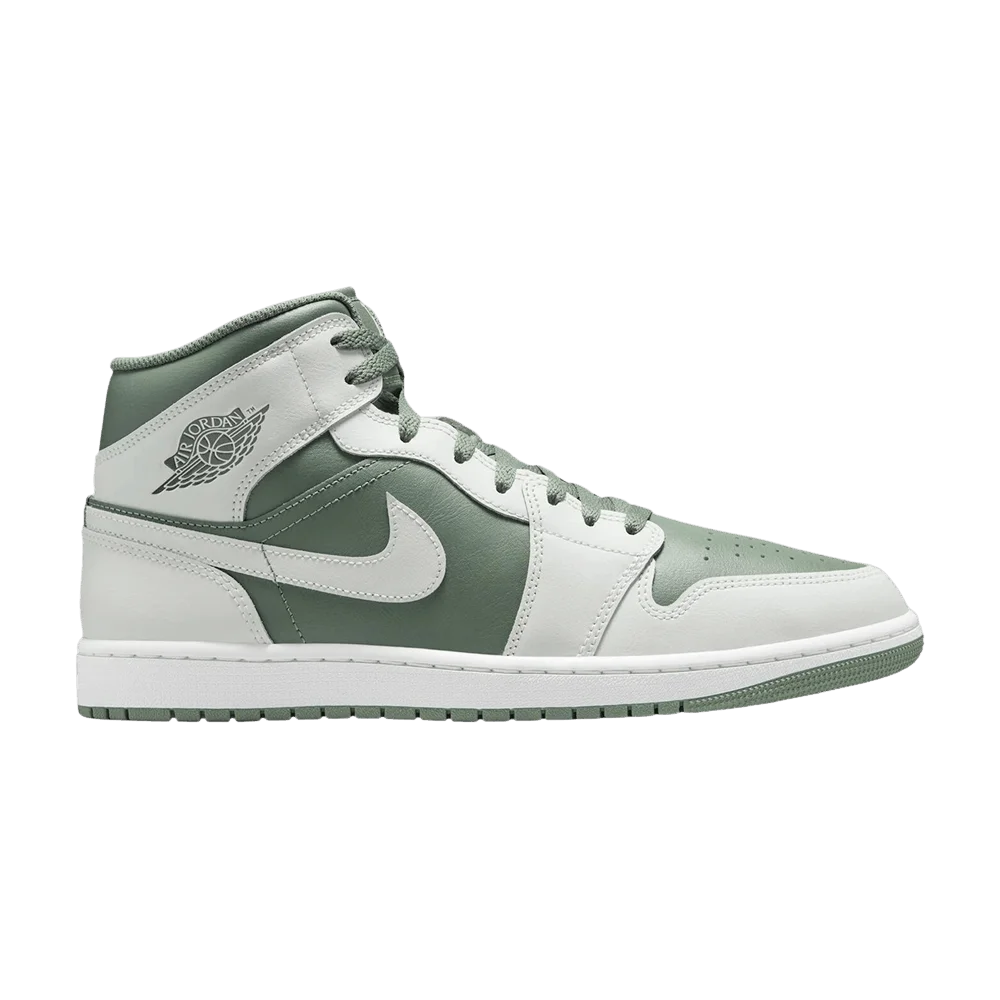 Кроссовки Air Jordan 1 Mid 'Summit White Vintage Lichen'