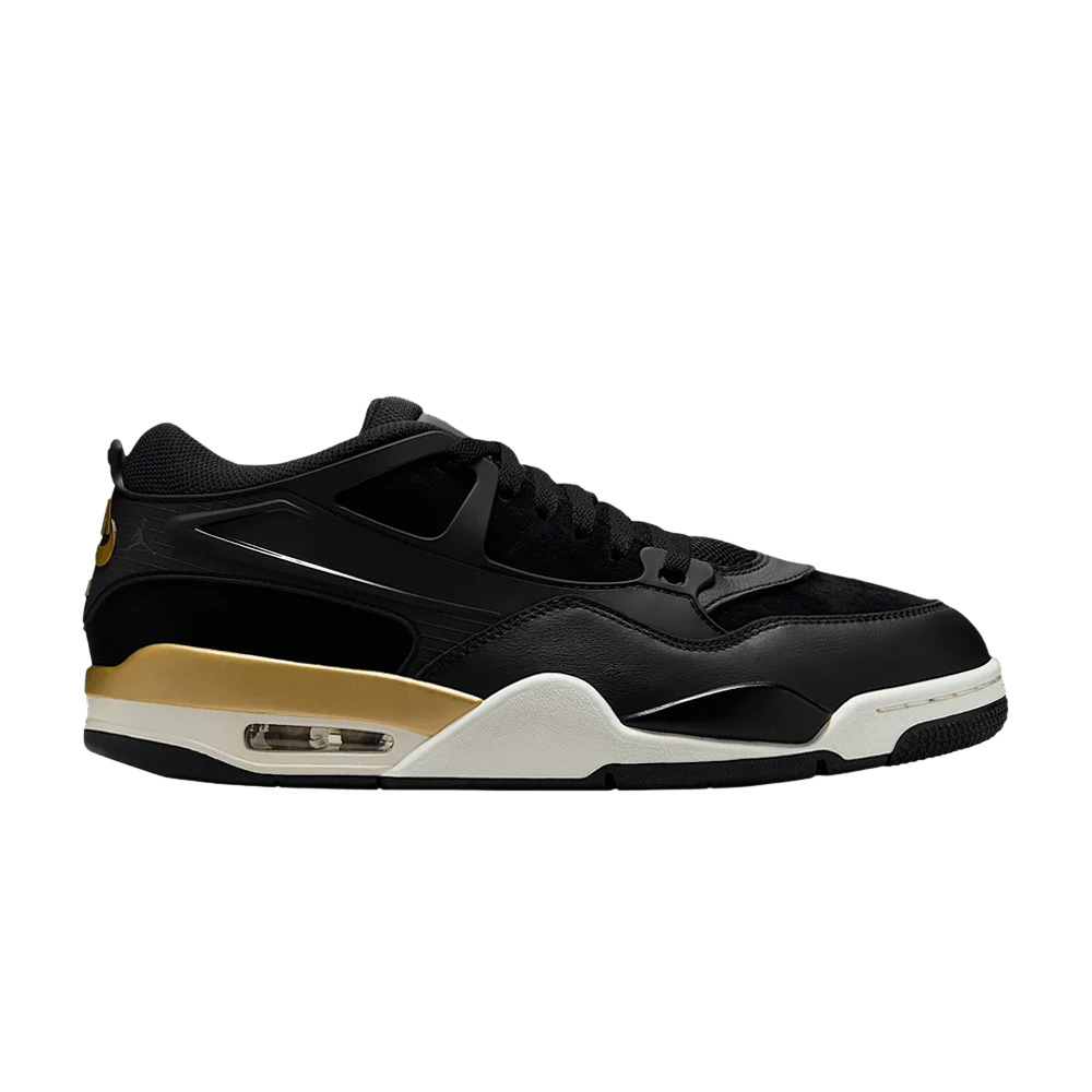 Кроссовки Air Jordan 4 RM 'Black/Sail/Team Gold/Metallic Gold'