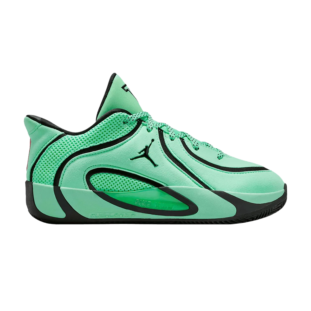 Кроссовки Air Jordan Tatum 4 GS 'Green Glow/Bright Crimson/Black'