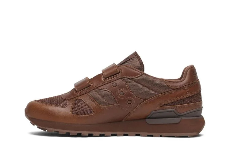 Кроссовки Engineered Garments x Saucony Shadow Double Velcro 'Brown'