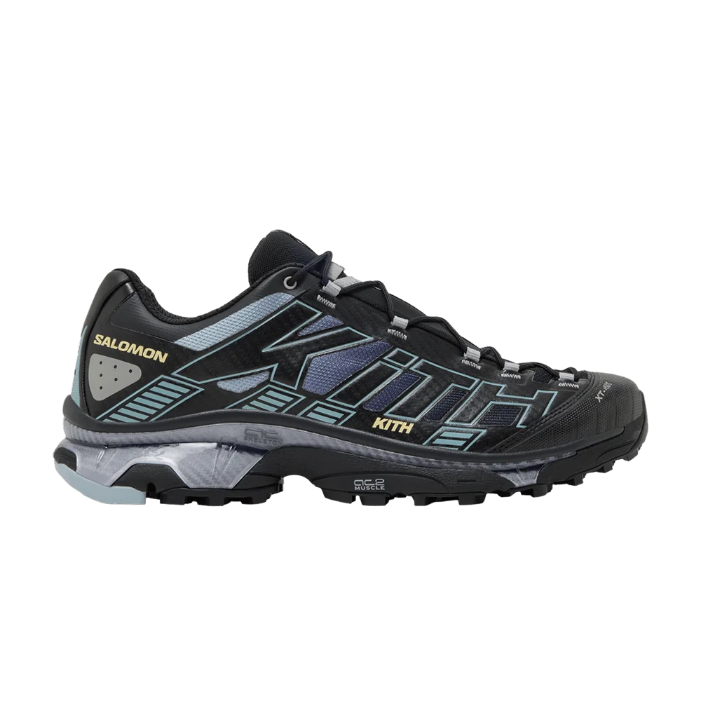 Кроссовки Kith x Salomon XT-4K 'Black Alloy Blue Fog'
