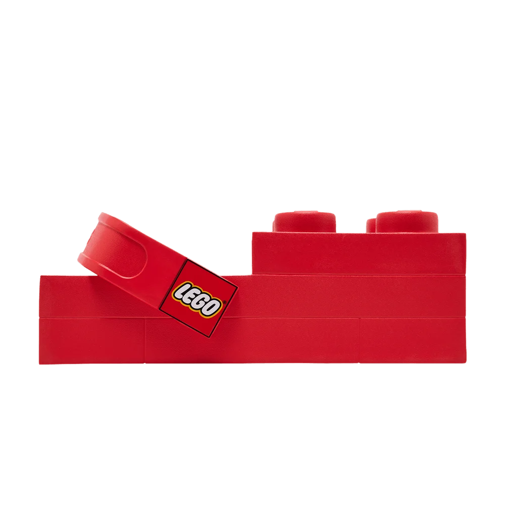 Кроссовки Lego x Crocs Brick Clog 'Bright Red'