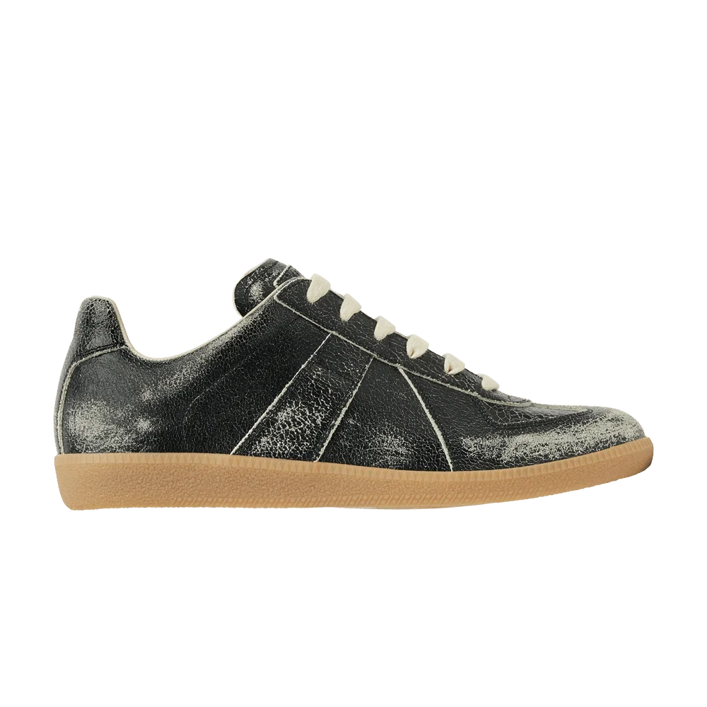 Кроссовки Maison Margiela Wmns Replica Sneaker 'Black White Distressed'