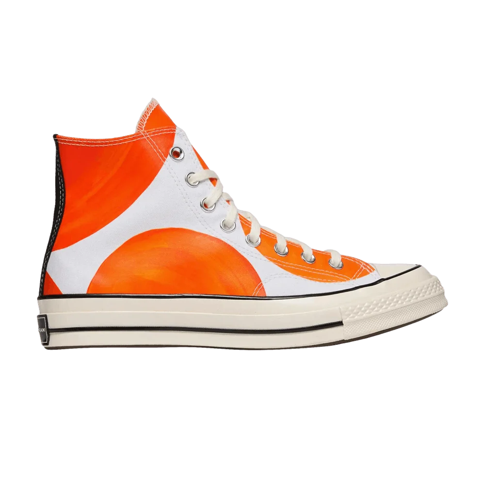 Кроссовки Marc Jacobs x David Shirgley x Converse Chuck 70 'White Mandarin Orange'