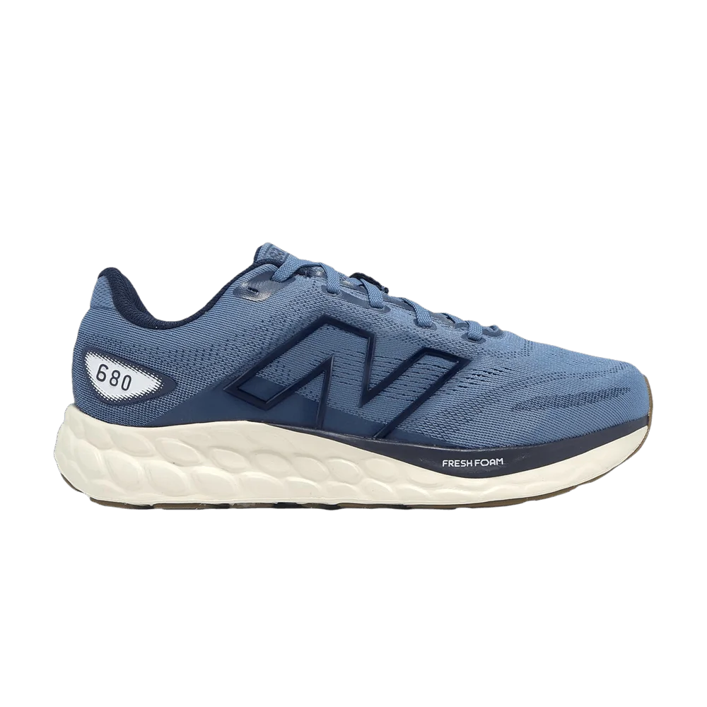 Кроссовки New Balance Fresh Foam 680 V8 Extra Wide 'Shoreline Blue Nb Navy Sea Salt'