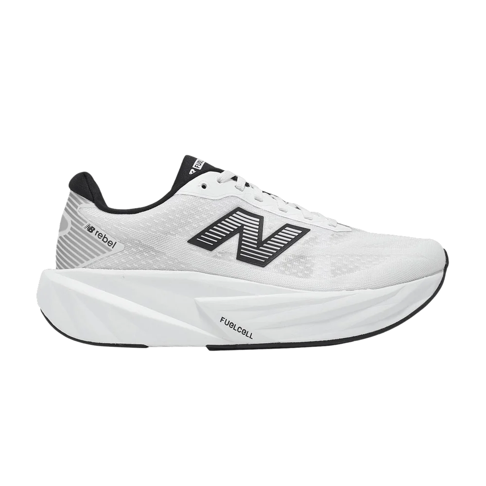Кроссовки New Balance Fuelcell Rebel V5 Wide 'White Black'