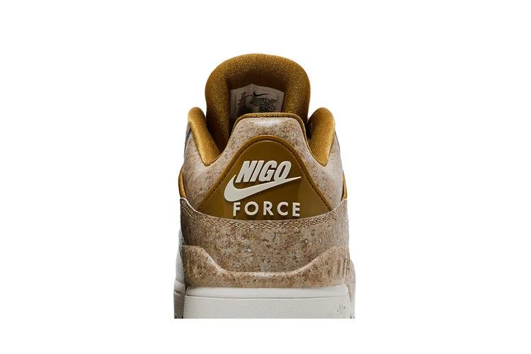 Кроссовки Nigo x Nike Air Force 3 Low SP 'Kintsugi Pack - Bamboo'