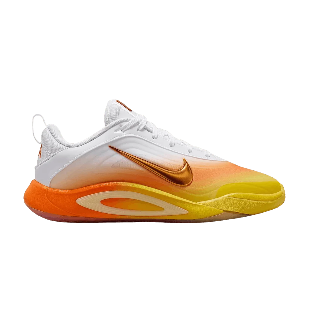 Кроссовки Nike A'One SE GS 'White/Chrome Yellow/Safety Orange'