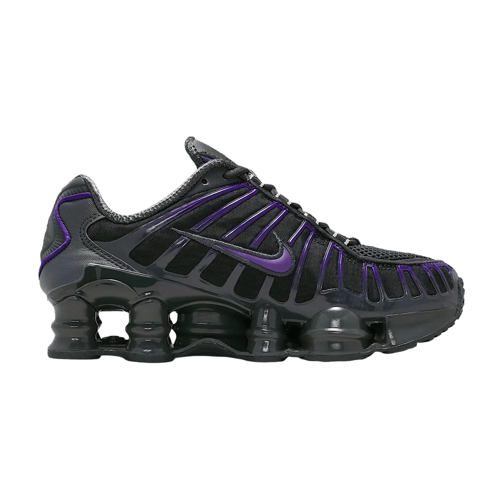 Кроссовки Nike Shox TL GS 'Dark Smoke Grey Court Purple'