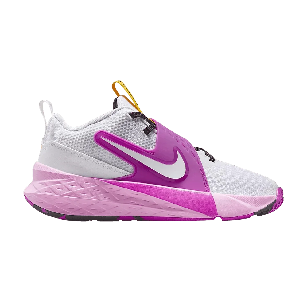 Кроссовки Nike Team Hustle D 12 GS 'White Vivid Purple'