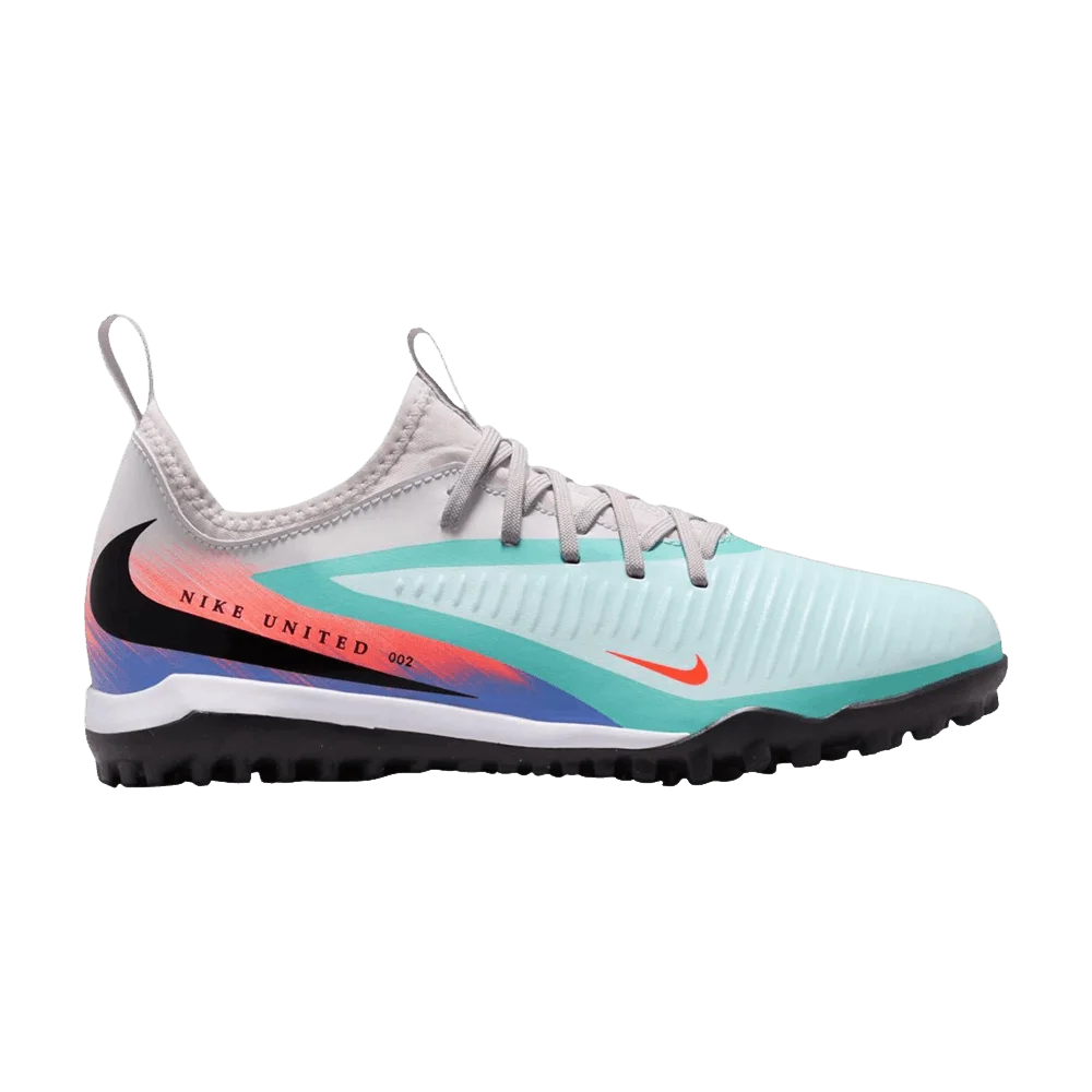 Кроссовки Nike United Jr. Phantom 6 Low Academy GS 'Pistachio Frost/Hyper Orange'
