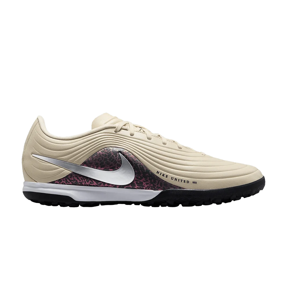 Кроссовки Nike United Tiempo Maestro Academy TF Low 'Fossil Burgundy Crush Metallic Silver'