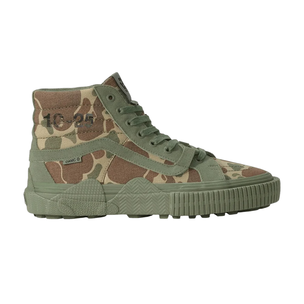 Кроссовки OAMC x WTAPS x Vans Sk8 Hi 'Duck Camo'