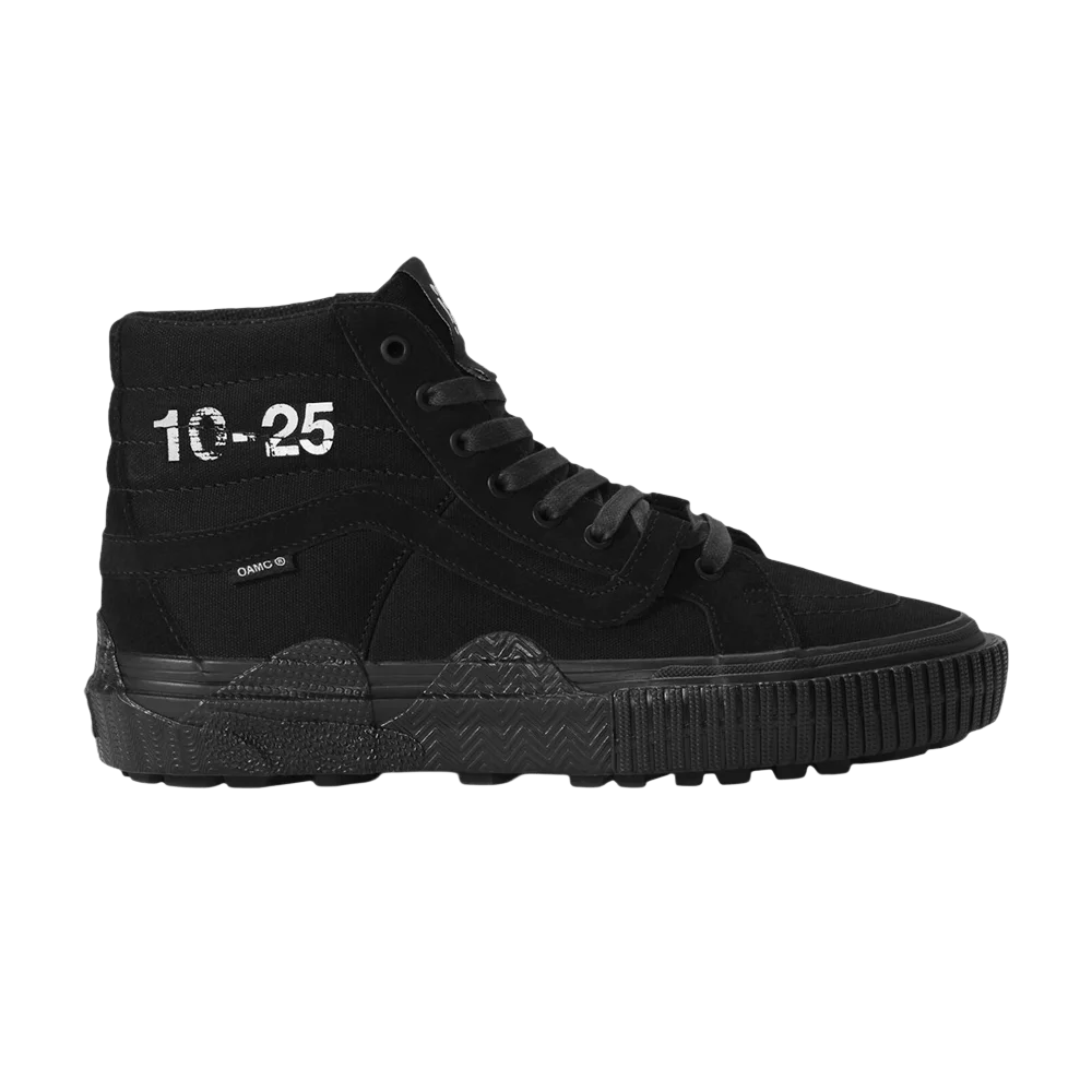 Кроссовки OAMC x WTAPS x Vans Sk8 Hi GL Lug 'Black'