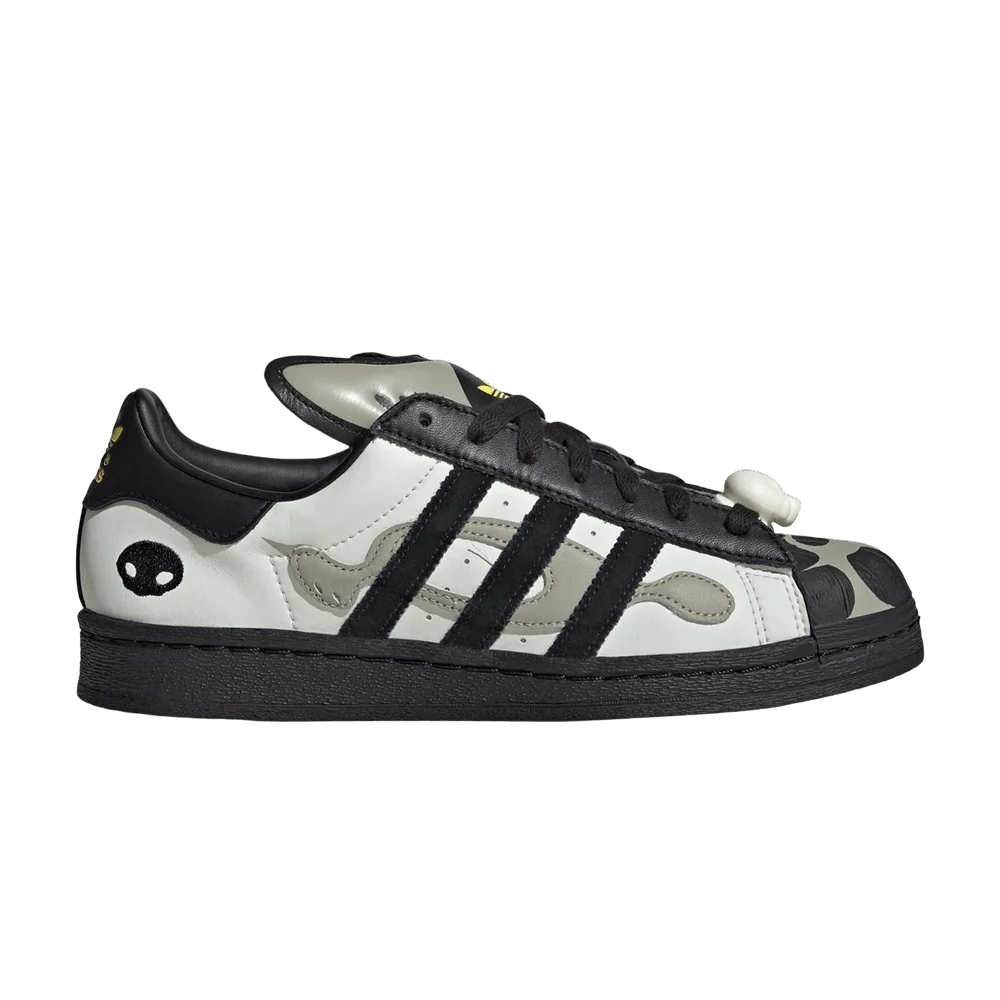 Кроссовки OFFGOD:TATE x adidas Superstar 82 'Orbit Grey Core Black Yellow'