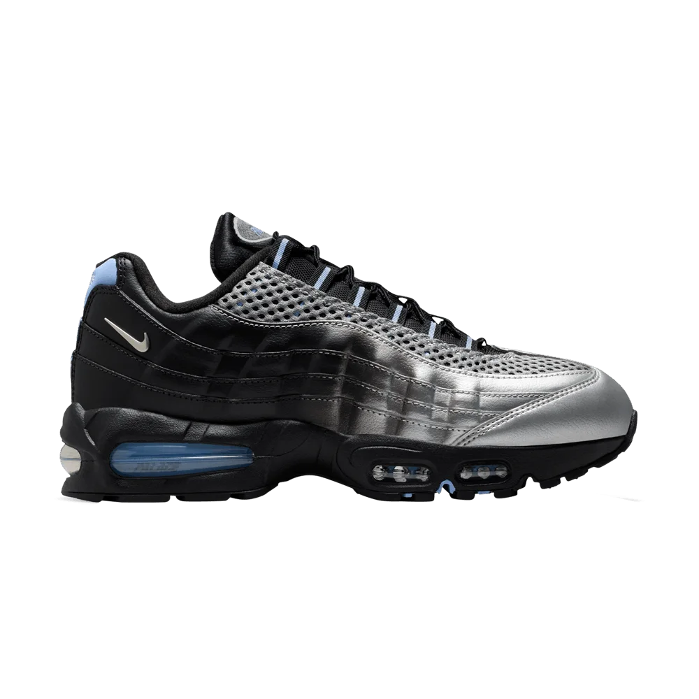 Кроссовки Palace x Nike Air Max 95 'Big Bubble - Metallic Silver'